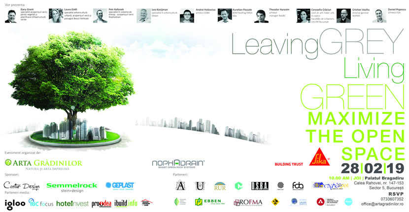 Leaving grey, living green - Bucuresti, 28.02.2019
