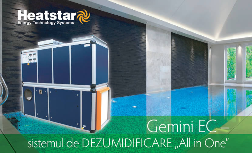 Heatstar Gemini EC – SISTEMUL DE DEZUMIDIFICARE ALL IN ONE